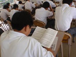 練習の感想を書く