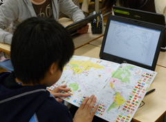 世界の国々を調べよう！マップに載せよう！みんなで見合おう！