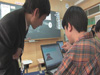 すべての問題が終わったことを先生に報告