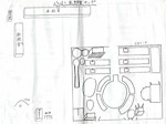 下絵になる校庭図