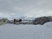 ゲレンデから望む南魚沼市街