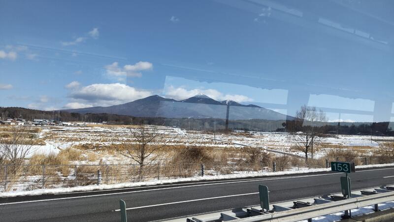 八ヶ岳がきれいにみえます。